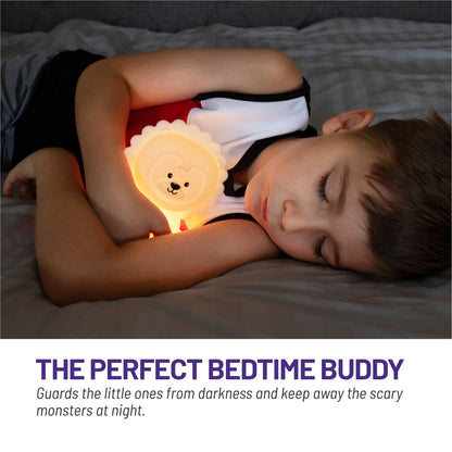 Lumipets Remote Control Silicone Night Light for Kids - Pig Design with 9 Soft Colors & Sleep Timer - Rechargeable, Battery-Operated Lamp for Bedroom | Baby Nursery, Toddler, Girls, Boys