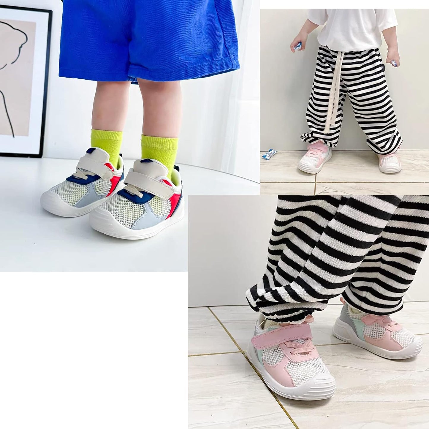 Baby Boy Girl Shoes Infant Non Slip Sneakers Breathable Lightweight Toddler First Walking Shoes 6 12 18 24 Months