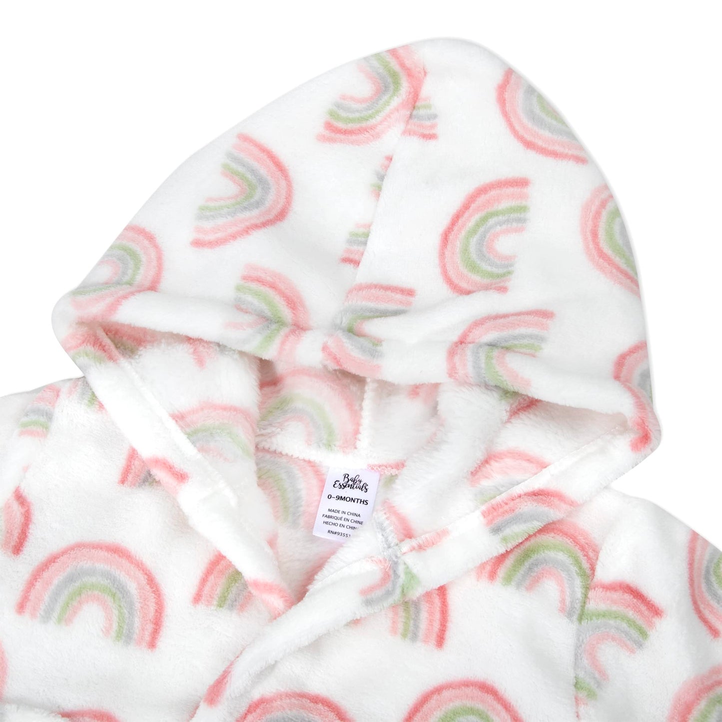 Baby and Infant Bath Robe with Hood and Baby Beach Cover Up for Boys and Girls 0-9 Months (Enchanted Evening)