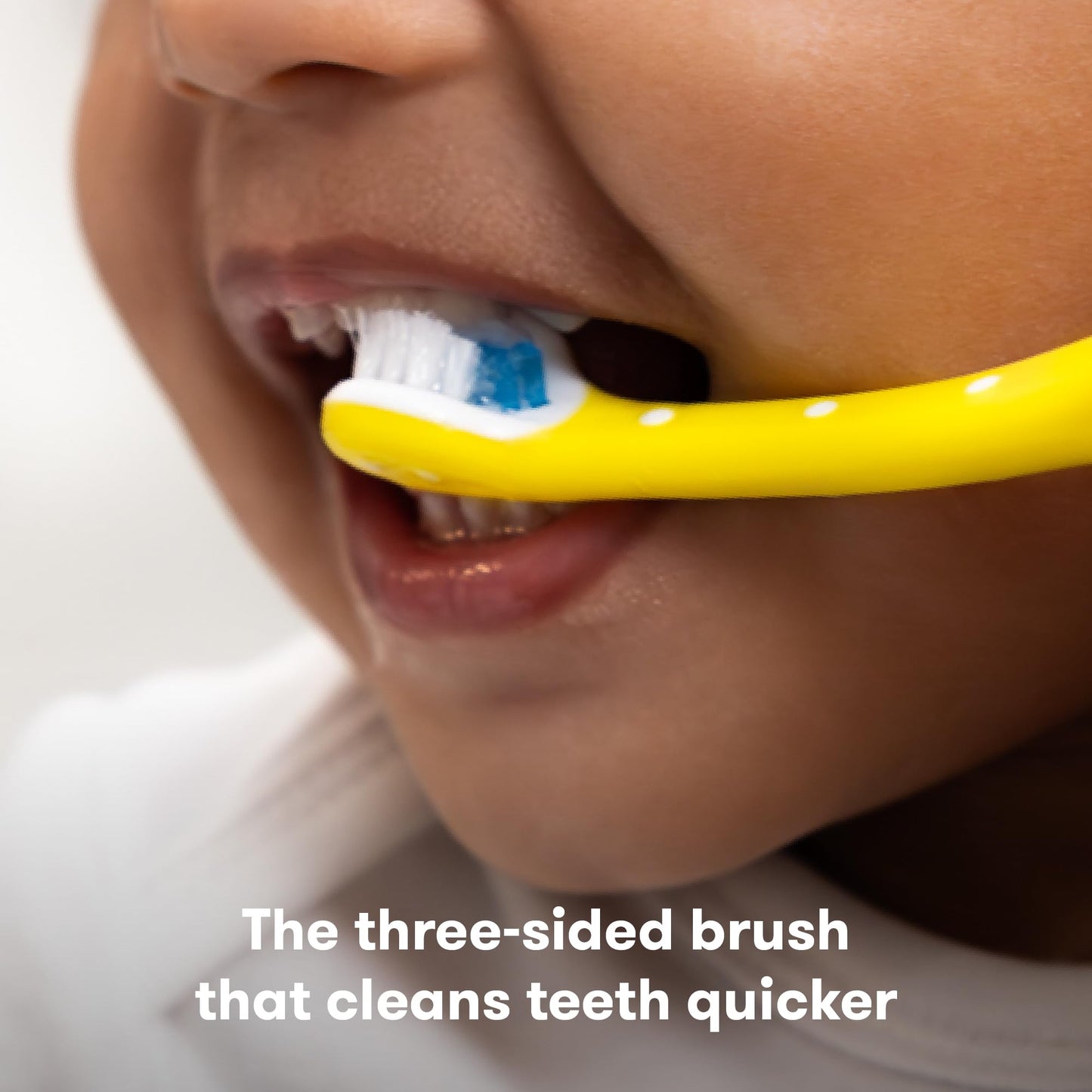 Frida Baby Triple-Angle Toothhugger Training Toddler Toothbrush | Toddler Toothbrush 2 Years and Up, Cleans All Sides at Once | Pink