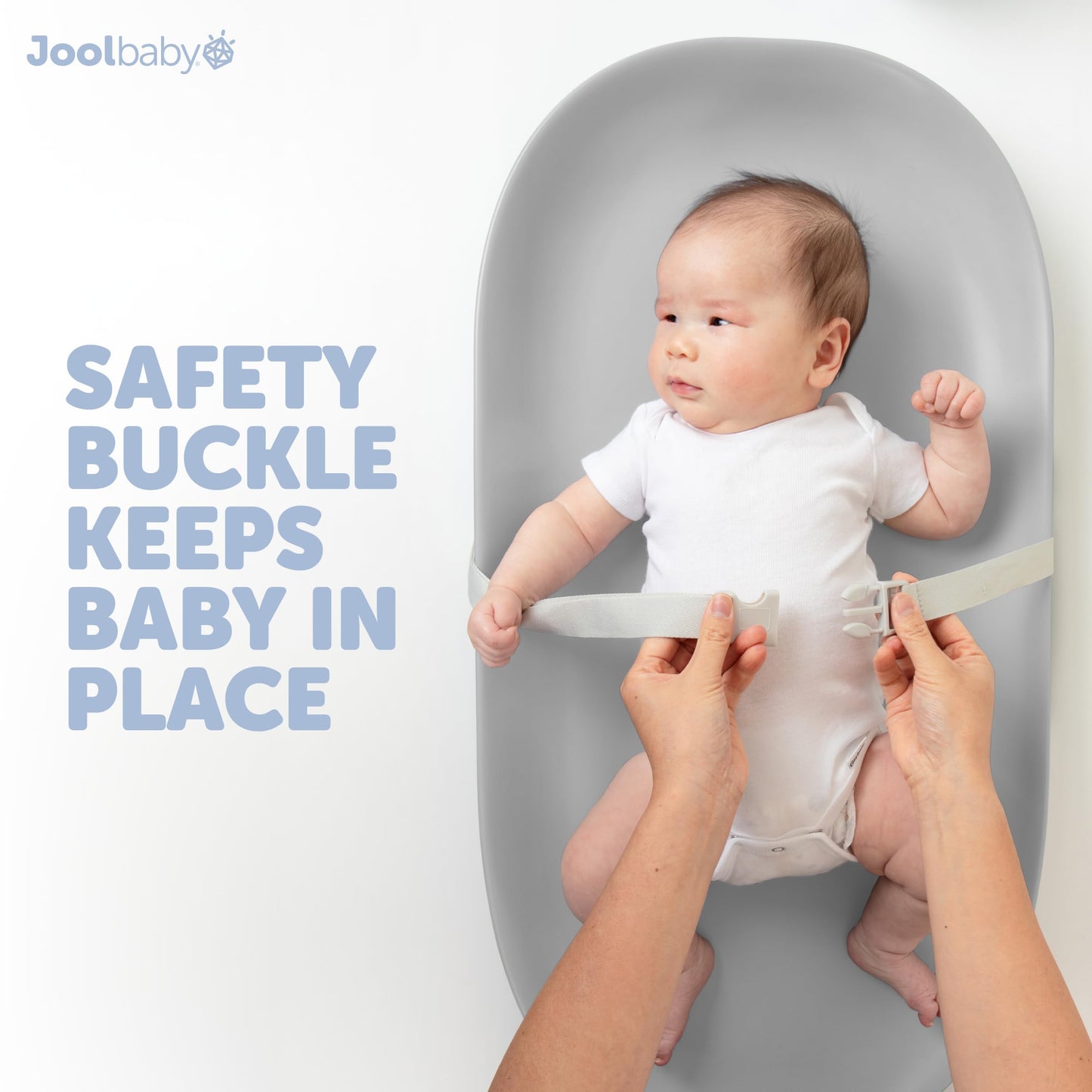 Jool Baby Waterproof Baby Changing Pad - Easy to Clean, Lightweight & Portable - Large Foam Cushion for Comfort (Sage)