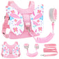 Accmor 3 in 1 Toddler Harness Leashes + Anti Lost Wrist Link, Kids Harness Children Leash for Girls, Child Anti Lost Leash Baby Cute Harness Belt Strap Hold Kids Close While Walking