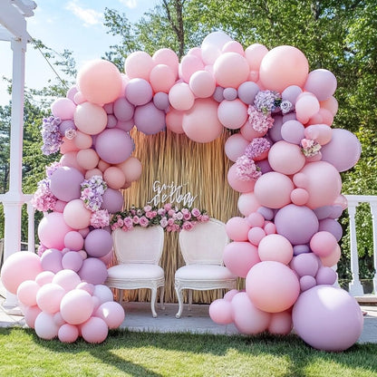 Blush Beige Balloon Arch Kit - Double Stuffed White Sand Nude Balloon Garland Neutral Cream Apricot Balloons for Baby Bridal Shower Boho Gender Reveal Wedding Birthday Party Party Decor