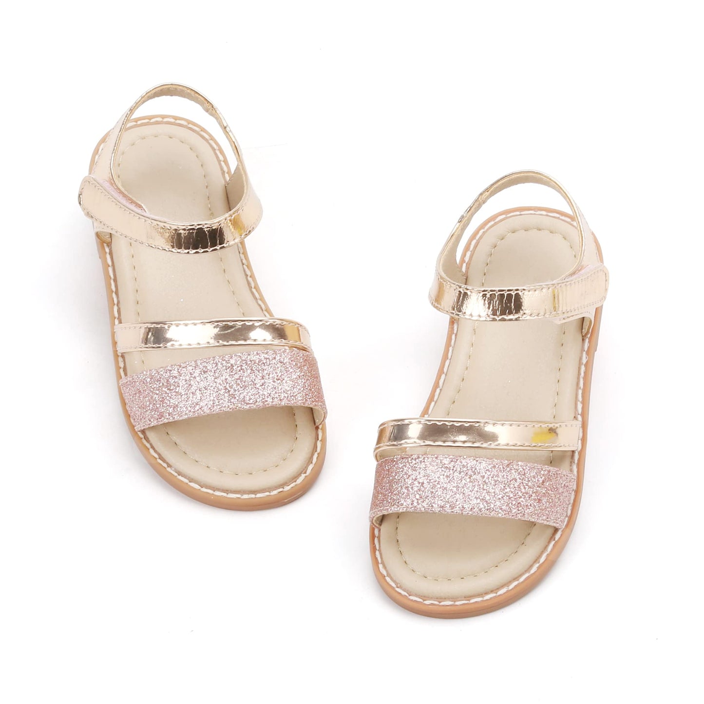 Felix & Flora Toddler Girl Sandals - Little Girl Easter Summer Dress Shoes Lightweight Open Toe Beach Holiday.