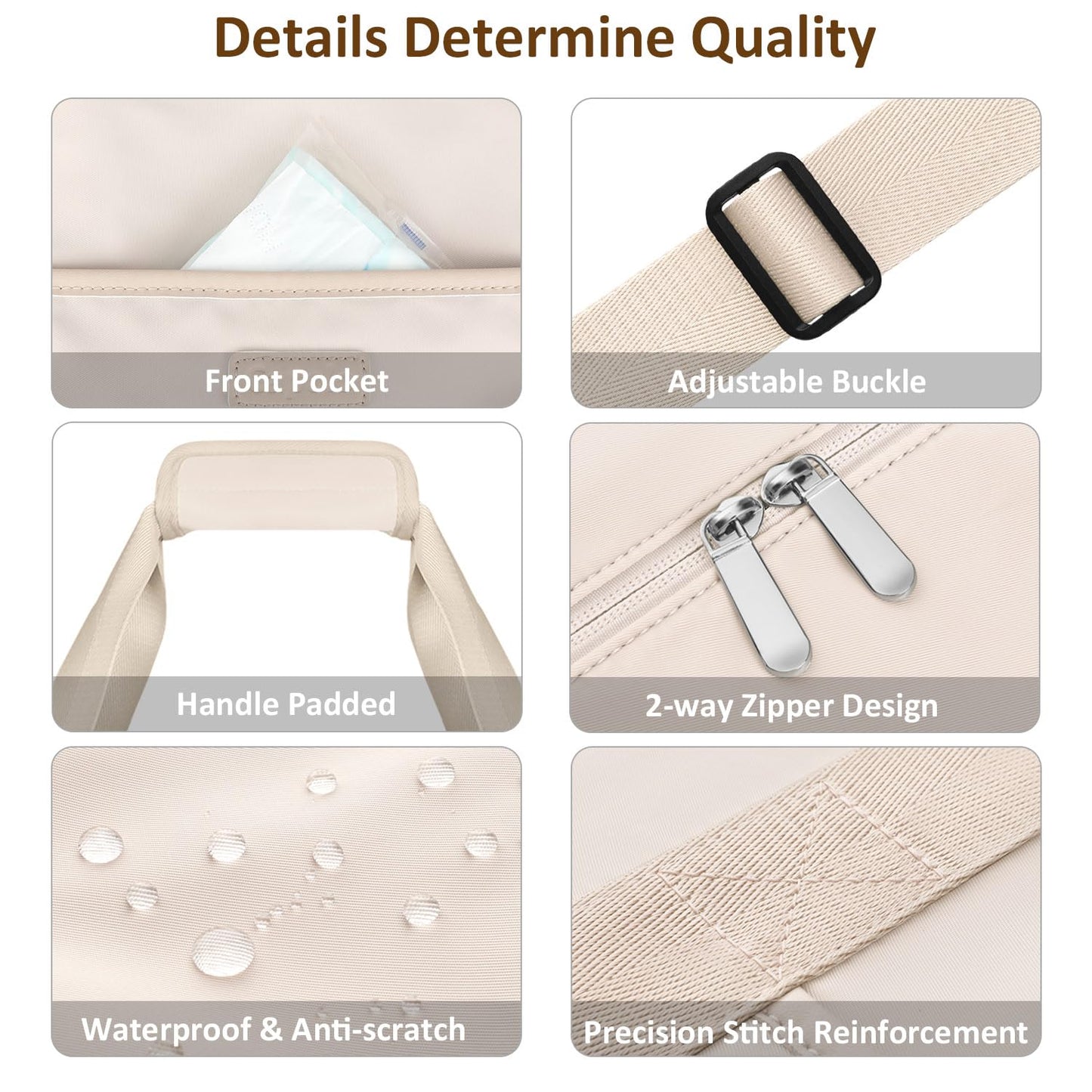 Expandable Travel Duffle Bags Weekender Overnight Bags for Women Men Hospital Bag for Women Labor Delivery with Toiletry Bag Waterproof
