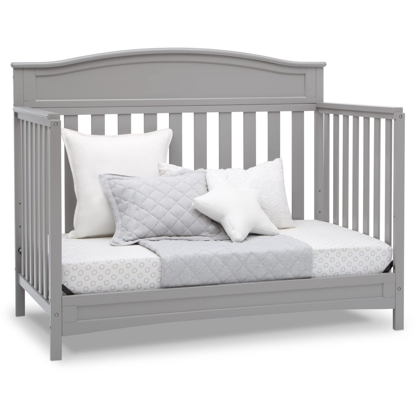 Delta Children Emery 4-in-1 Convertible Baby Crib - Greenguard Gold Certified, White