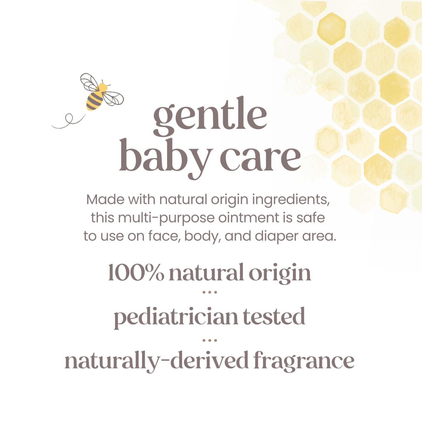 Burt's Bees Baby 100% Natural Origin Multipurpose Healing Ointment, Face & Body Baby Ointment – 7.5 Ounce Tub