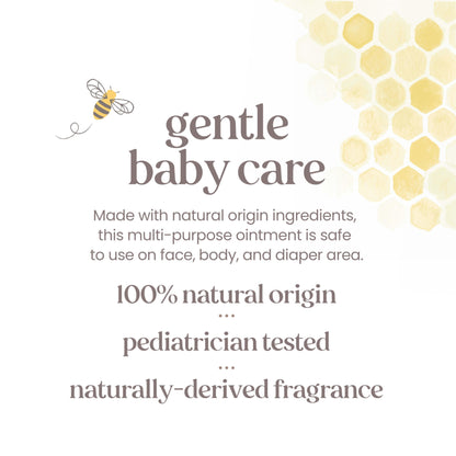 Burt's Bees Baby 100% Natural Origin Multipurpose Healing Ointment, Face & Body Baby Ointment – 7.5 Ounce Tub