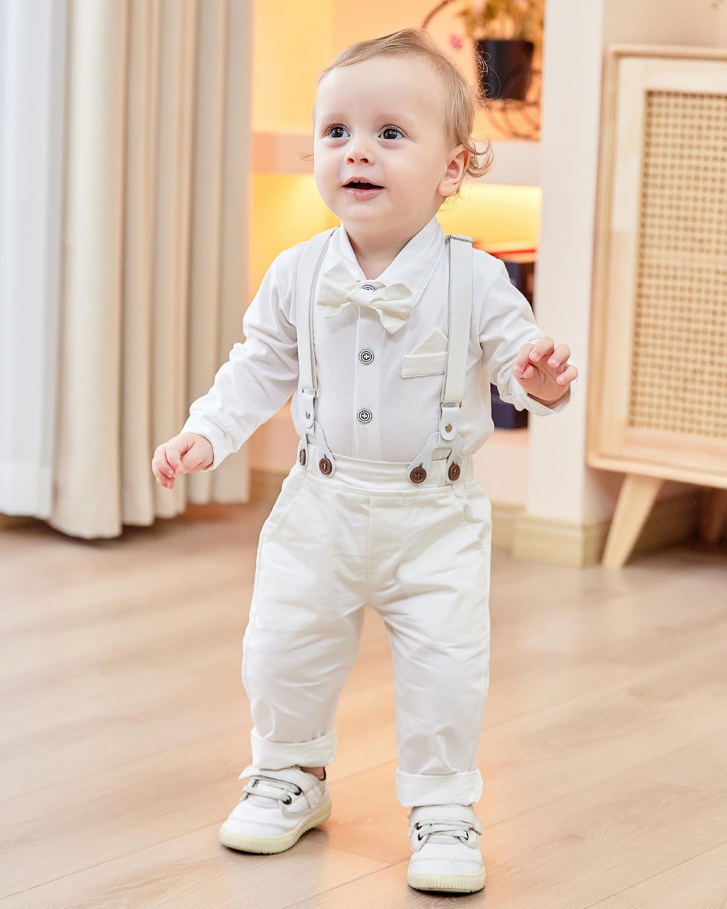 SANMIO Baby Boy Clothes 0-24M Baby Boy Suits 4pcs Baby Boys Baptism Easter Outfits Baby Christmas Clothes