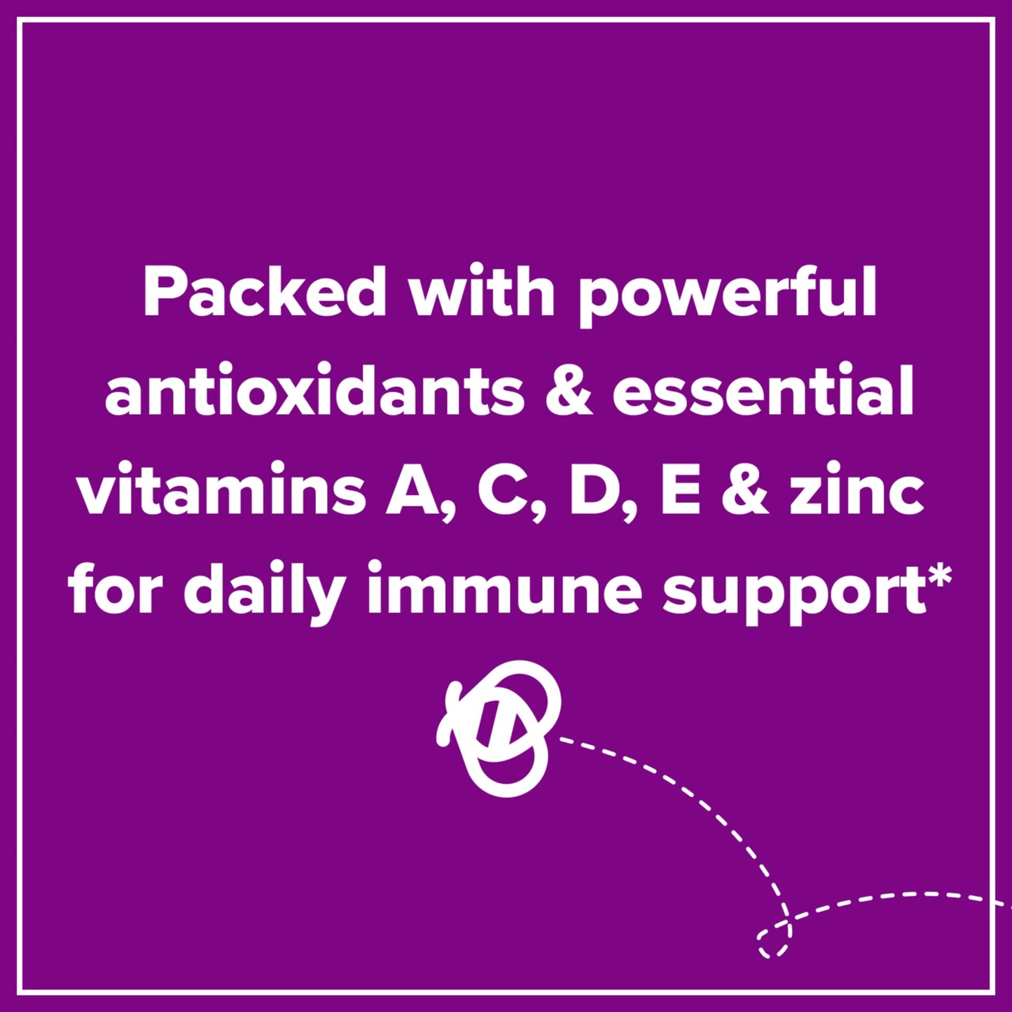 Zarbee's Children's Daily Immune Support Gummies with Real Elderberry + Vitamins A, C, D, E & Zinc to Help Promote a Healthy Immune System, No Artificial Flavors, Gluten-Free, 42 ct