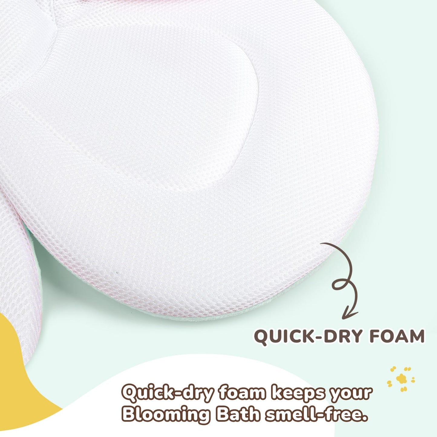 Baby Bath Flower for Sink, Non-Slip Flower Bathtub for Infants 0-6 Months, Soft Baby Sink Bath Cushion for Babies Bath Time, Newborns Bath Essentials Must Haves-Butterfly