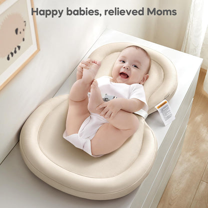 Mamatepe Baby Changing Pad, Soft, Foldable Leather Diaper Changing Pad, Waterproof & Non-Slip Wipeable, 30"X19",Pink