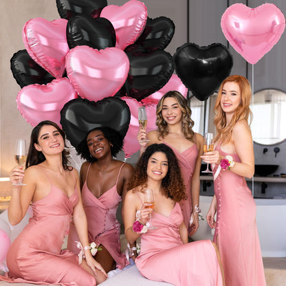 Sage Green Gold Heart Balloons,12Pcs Light Gold Heart Shaped Foil Balloons,18Inch Cream White Helium Mylar Balloon for Baby Shower Birthday Anniversary Wedding Party Decorations