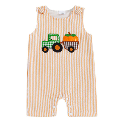 YINGISFITM Newborn Baby Boy Clothes Sailboat Overalls Sleeveless Jumpsuit Infant Bodysuit Toddler Outfits
