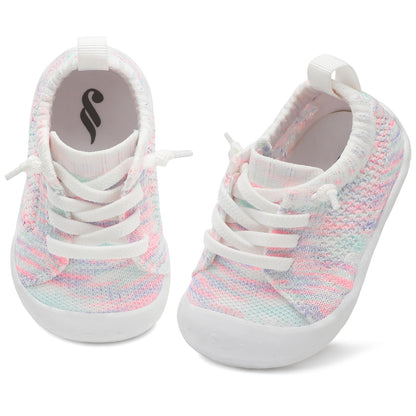 JIASUQI Baby Shoes for Toddler Boys Girls Sneakers Slip on Walking Shoes for Babies