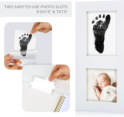 Keepsake Baby Memory Book for Boys and Girls – Timeless First 5 Year Baby Book With Photoslots – Cute Journal Scrapbook or Photo Album - Record a Milestone for Every Event from Birth to Age 5