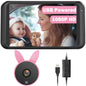 USB Baby Car Camera Plug-Play, 4.5" 1080P Easy Setup Backseat Camera with Flexible 360 Rotation, Clear Picture Rear Facing Car Seat Baby Monitor