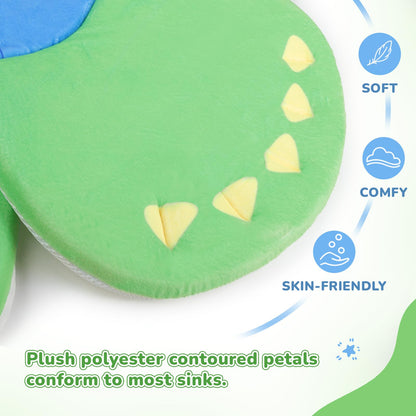 Baby Bath Flower for Sink, Non-Slip Flower Bathtub for Infants 0-6 Months, Soft Baby Sink Bath Cushion for Babies Bath Time, Newborns Bath Essentials Must Haves-Butterfly