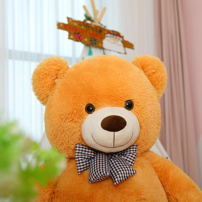 51 inch Big Teddy Bear Cute Giant Stuffed Animals Soft Plush Toy for Girlfriend Kids for Birthday Christmas Valentine's Day