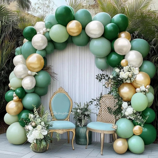 Dusty Blue Balloon Garland Double Stuffed Slate Pastel Blue White Sand Pearl Balloon Arch Kit for Baby Shower Birthday Bridal Shower Wedding Graduation Party Decorations