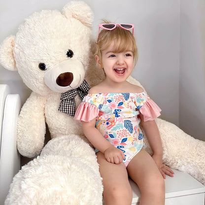 MaoGoLan Giant Big Teddy Bear 4 Feet 47 inch Life Size Tan Plush Bear Brown Stuffed Animal for Children Boyfriend