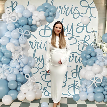 Dusty Pink Balloon Arch Kit 126 Pcs Pink and Sand White Balloon Arch Garland Kit Include Dusty Pink Sand White Balloons for Wedding Birthday Baby Shower Gender Reveal Decorations