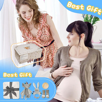 Baby Boy Gifts for Baby Shower, 10Pcs Newborn Baby Shower Boy Gift, Premium & Exquisite Welcome Baby Gift Basket Set Baby Boy Shower Gifts, Baby Boy Gift Basket Set & Baby Boy Gifts Set