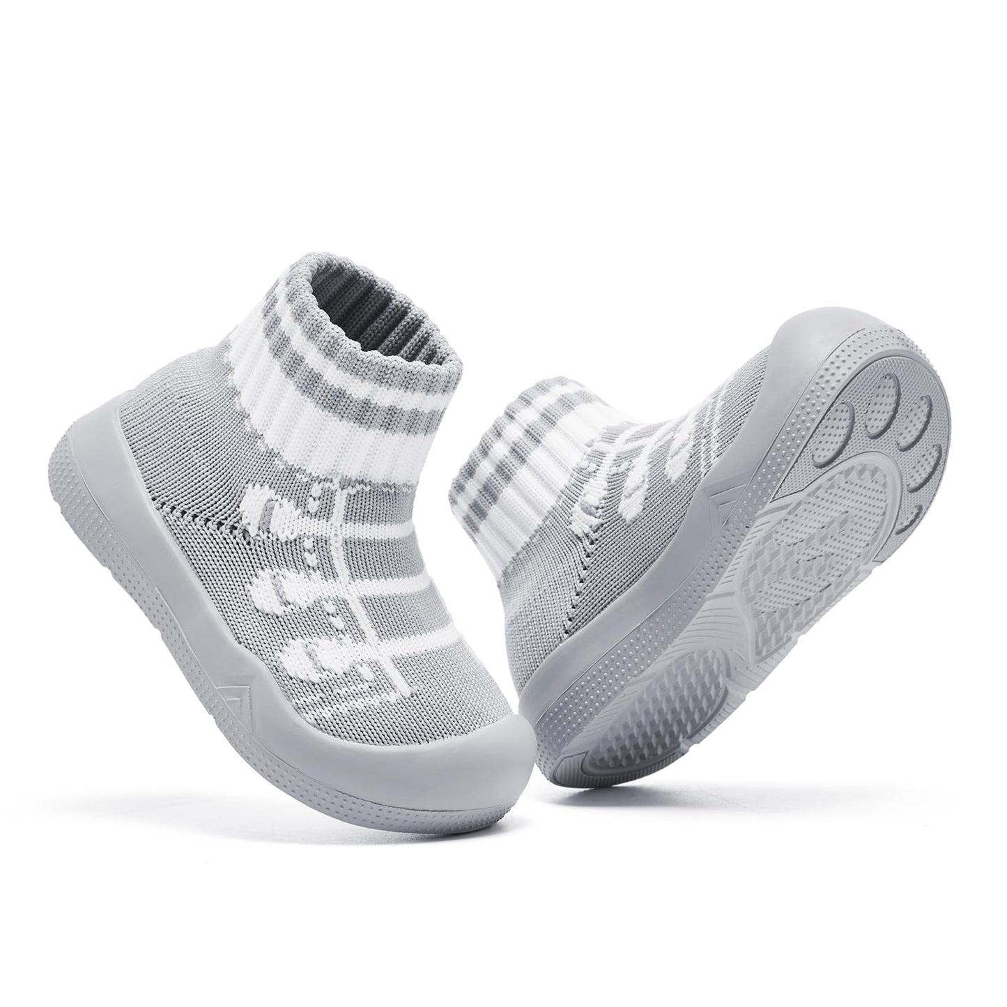 Engtoy Baby Shoes & Socks - Non-Slip Breathable Slippers with Soft Rubber Sole - Baby Boys & Girls Slip On Sneakers