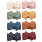 Niceye Handmade Baby Headbands Soft Stretchy Nylon Hair Bands with Bows for Newborn Infant Baby Toddler Girls- Pack of 6