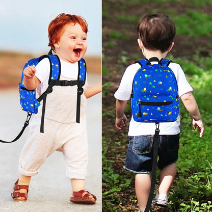 Accmor Toddler Backpack Leash, Cute Unicorn Baby Backpacks with Anti Lost Wrist Link, Mini Kids Backpack Leash Walking Harness for Outdoor Travel, Adorable Backpack Tether for Boys Girls 1-3 (Purple)