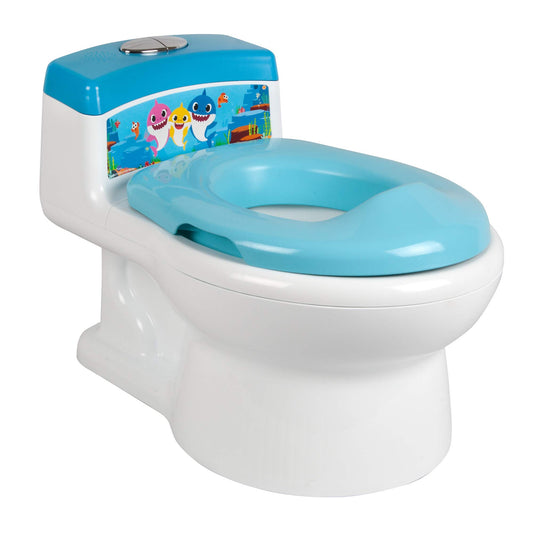 The First Years Disney Minnie Mouse Potty Training Toilet and Toddler Toilet Seat - Toilet Training Potty with Fun Flushing and Cheering Sounds,Pink