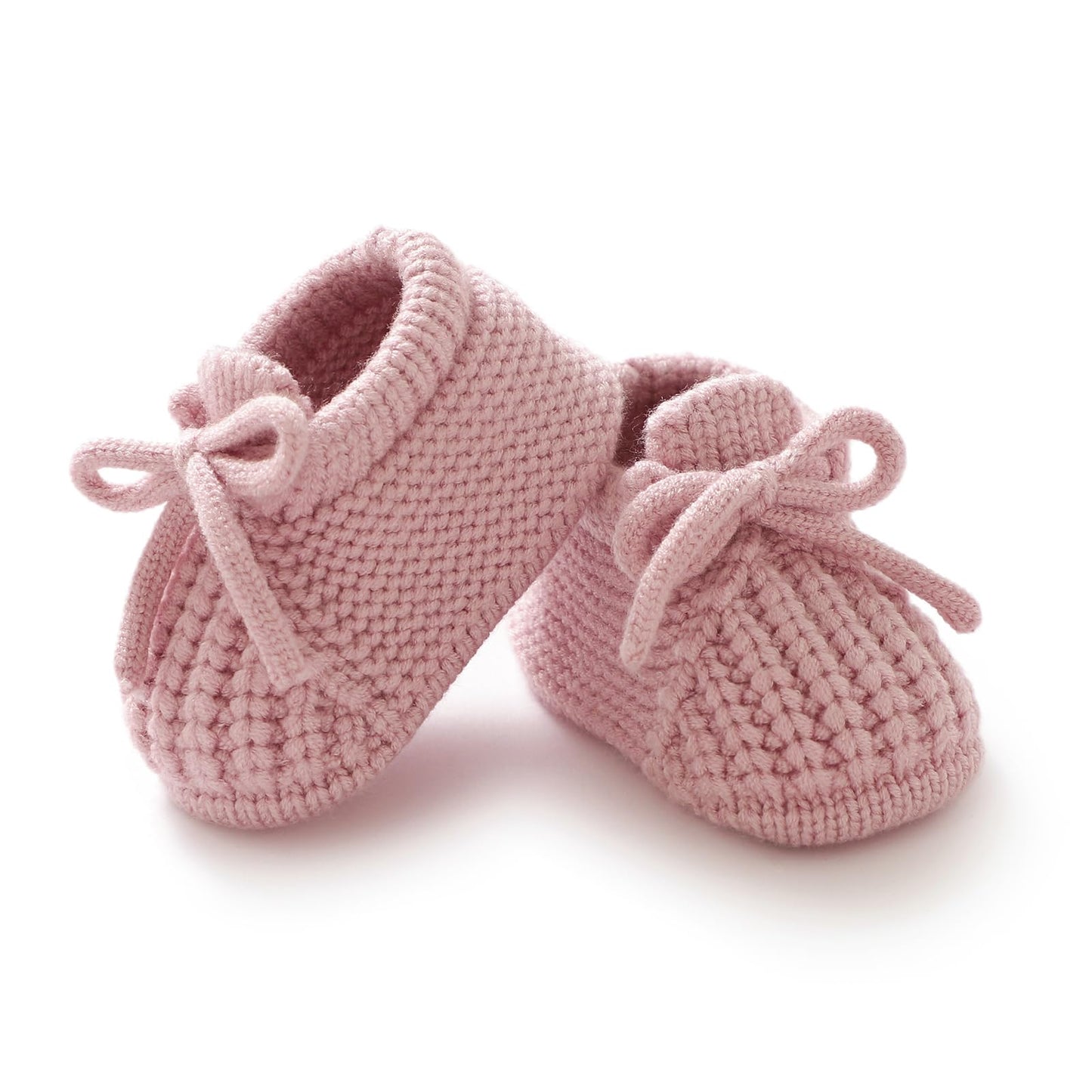 DovFanny Baby Booties Newborn Baby First Shoes Cozy Warm Knit Soft Booties for Toddler Infant Boy Girl