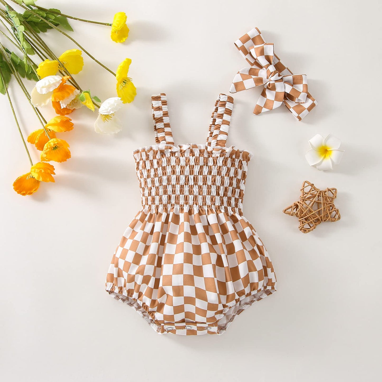 Baby Girls Summer Denim Romper Clothes Dress Newborn Onesie Sunsuit 3 6 9 12 18 Months One-Piece Jumpsuits Outfits