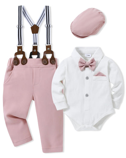 SANMIO Baby Boy Clothes 0-24M Baby Boy Suits 4pcs Baby Boys Baptism Easter Outfits Baby Christmas Clothes