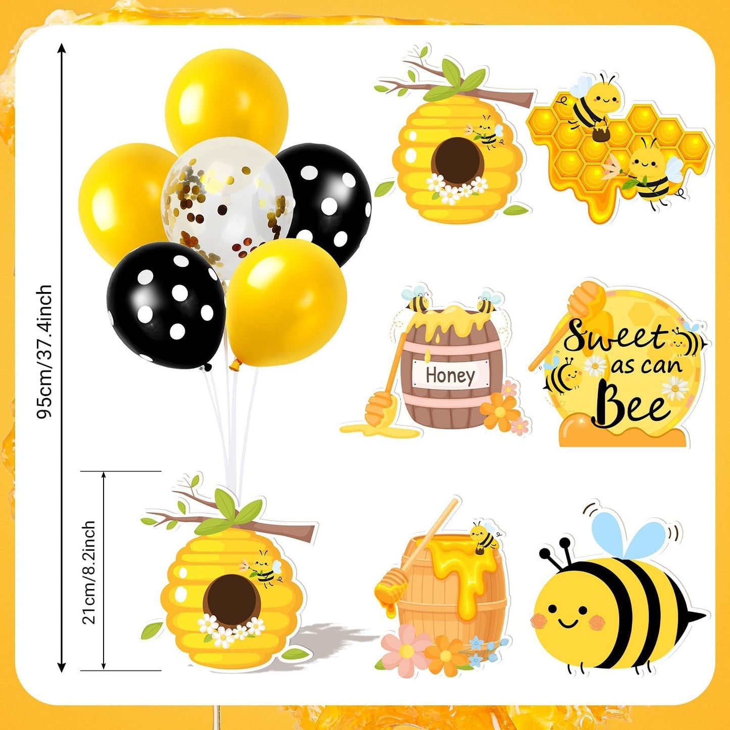 4 Sets Balloon Stand Kit for Table Bear Baby Shower Tables Centerpieces with Balloon Boy Baby Shower Decorations for Bear Theme Gender Reveal Birthday Party Table Decorations Supplies (Brown Bear, 4)