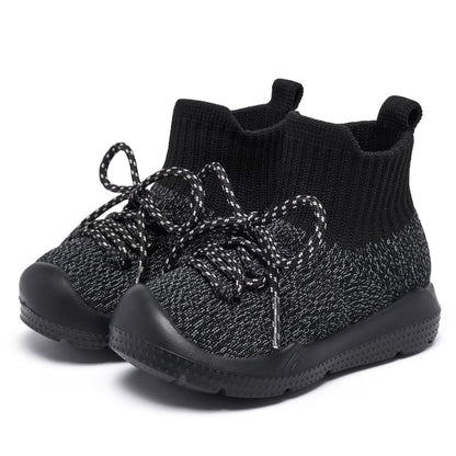 MORENDL Baby Sock Shoes Toddler Sneakers Infant Tennis Slip On Walking Shoes Boys & Girls Non-Slip Slippers