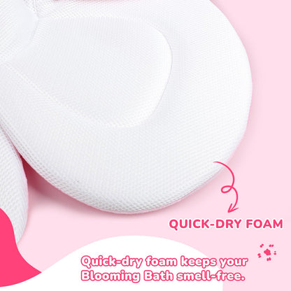 Baby Bath Flower for Sink, Non-Slip Flower Bathtub for Infants 0-6 Months, Soft Baby Sink Bath Cushion for Babies Bath Time, Newborns Bath Essentials Must Haves-Butterfly