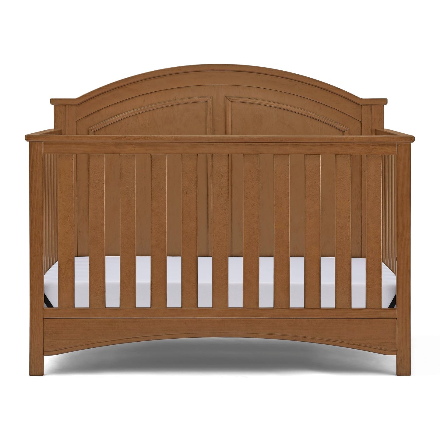 Delta Children Perry 6-in-1 Convertible Crib - Greenguard Gold Certified, Bianca White