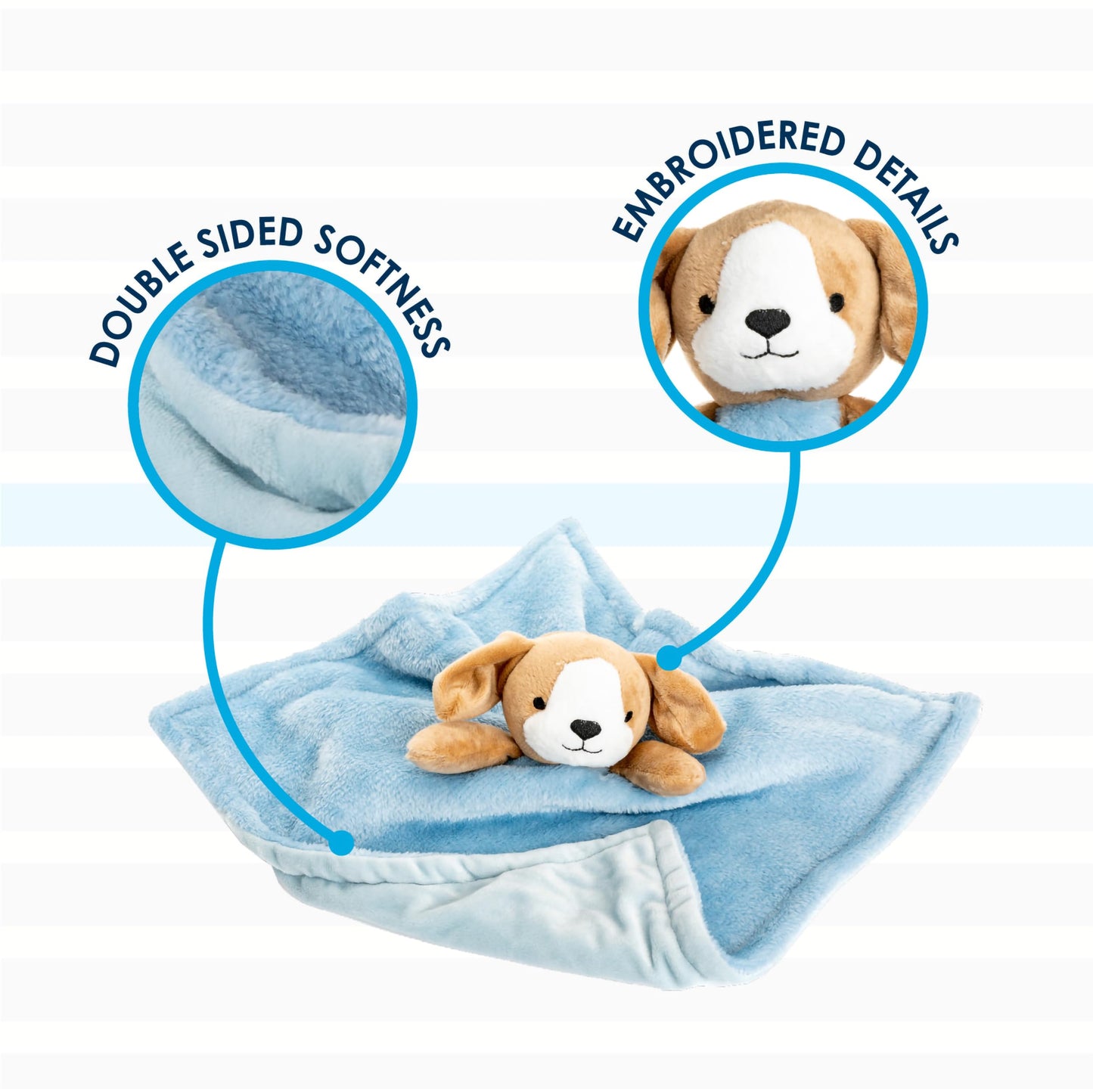 KIDS PREFERRED Carter's Baby Blanket Unisex Loveys for Babies Essentials, Newborn Boys and Girls Security Blankets with Soft Minky Fabric, Snuggle Toy Plush Stuffed Animal - Spotted Cow