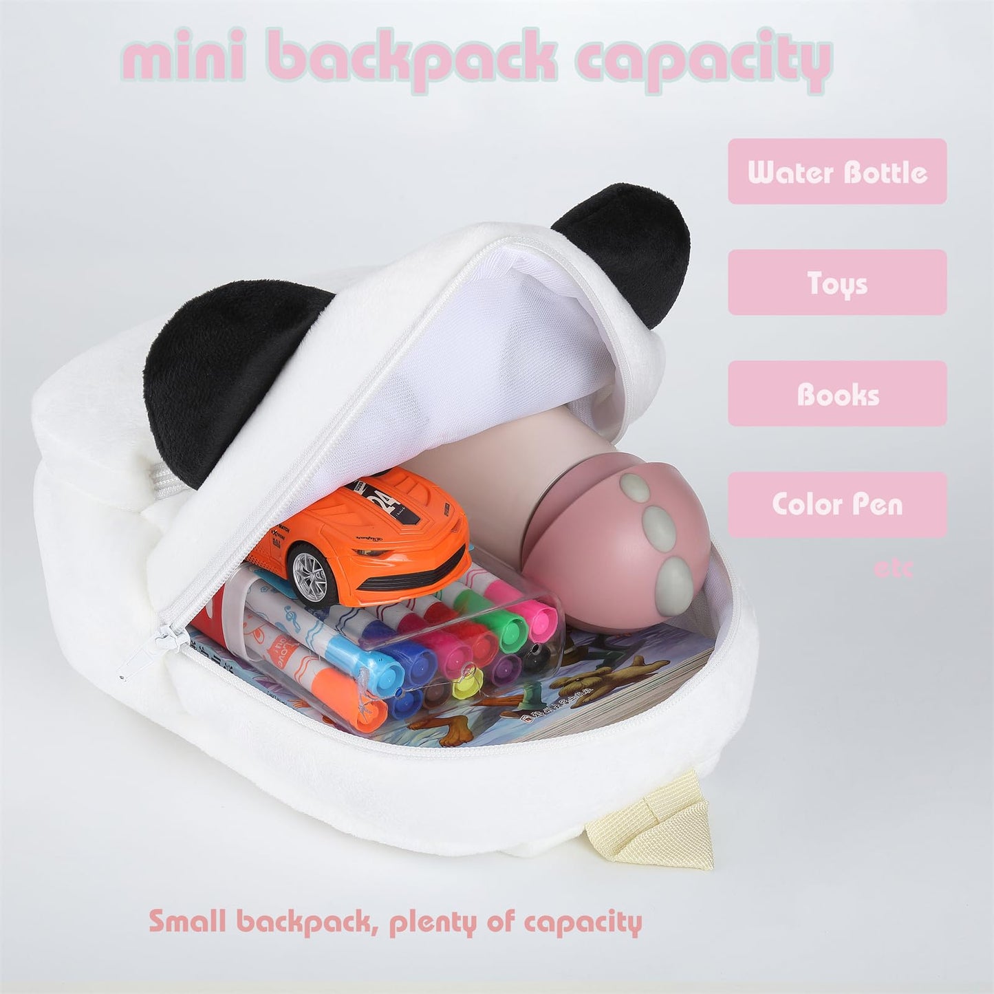 Toddler Backpack for Girls Boys School Small Backpacks Toddler Back Pack Stuffed Animal Backpack Kawaii Kids Mini School Bag Preschool Age 2-4 Unicorn