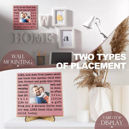 THYGIFTREE New Mom Gifts for Women After Birth, Pregnant Mom Gifts for New Mom, First Mothers Day, Pregnancy Gifts for First Time Moms, New Mom and Son Blue Picture Frame