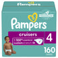 Pampers Cruisers Diapers - Size 3, 84 Count, Disposable Active Baby Diapers with Custom Stretch