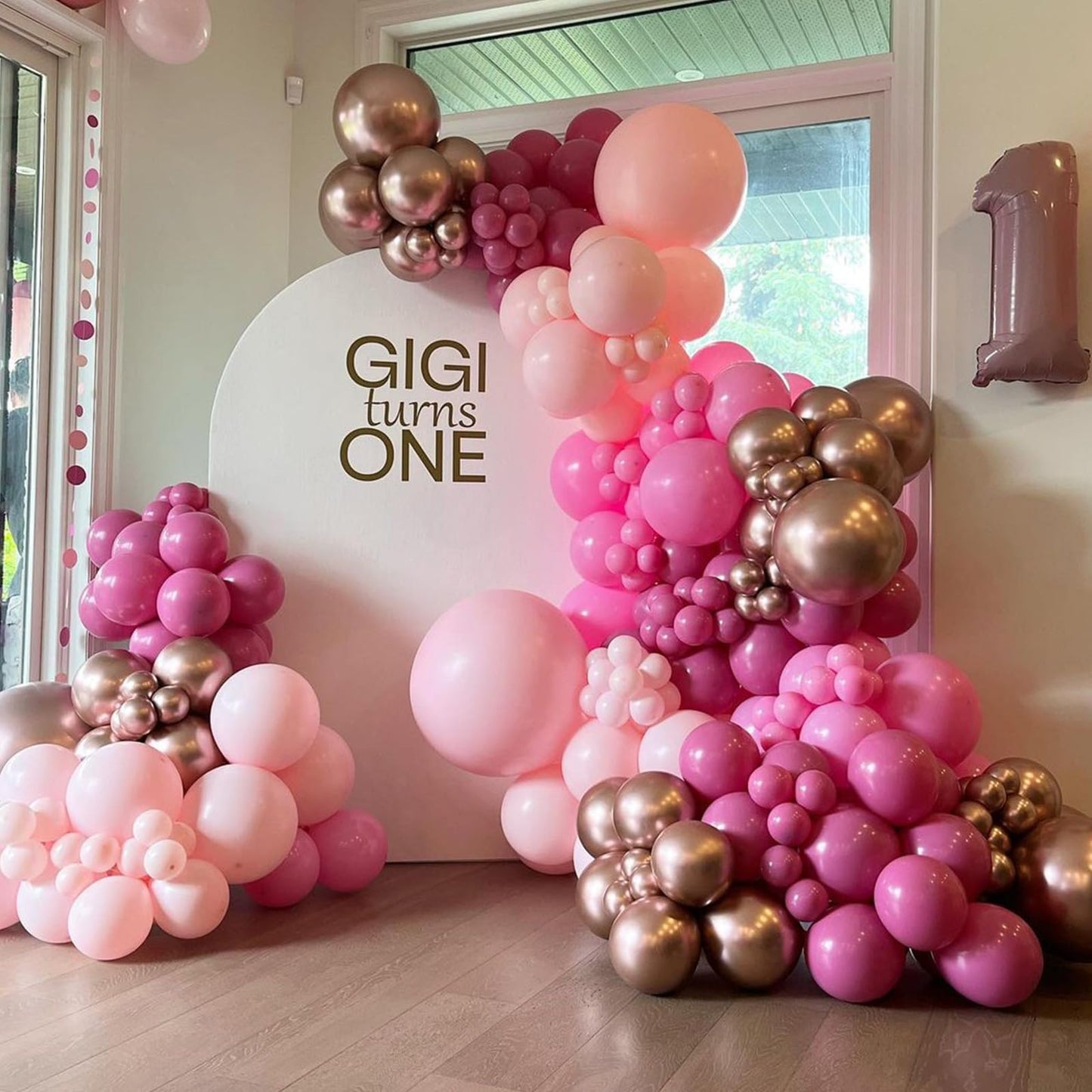 White Sand Gold Balloons Set, 12 Inch Double Stuffed Blush Beige Boho Party Balloons with Metallic Chrome Gold Neutral Cream Nude Latex Balloon for Birthday Baby Bridal Shower Wedding Party Decoration