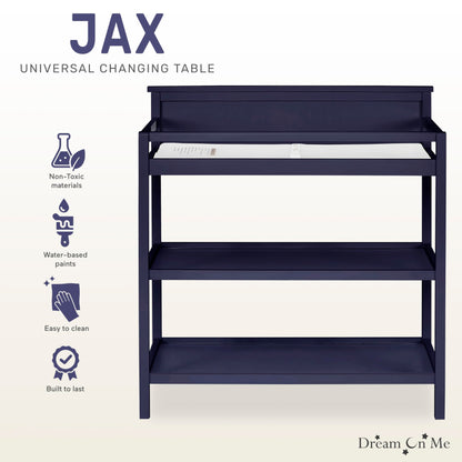 Dream On Me Jax Universal Changing Table, Blush Pink , 34x20x40 Inch (Pack of 1)