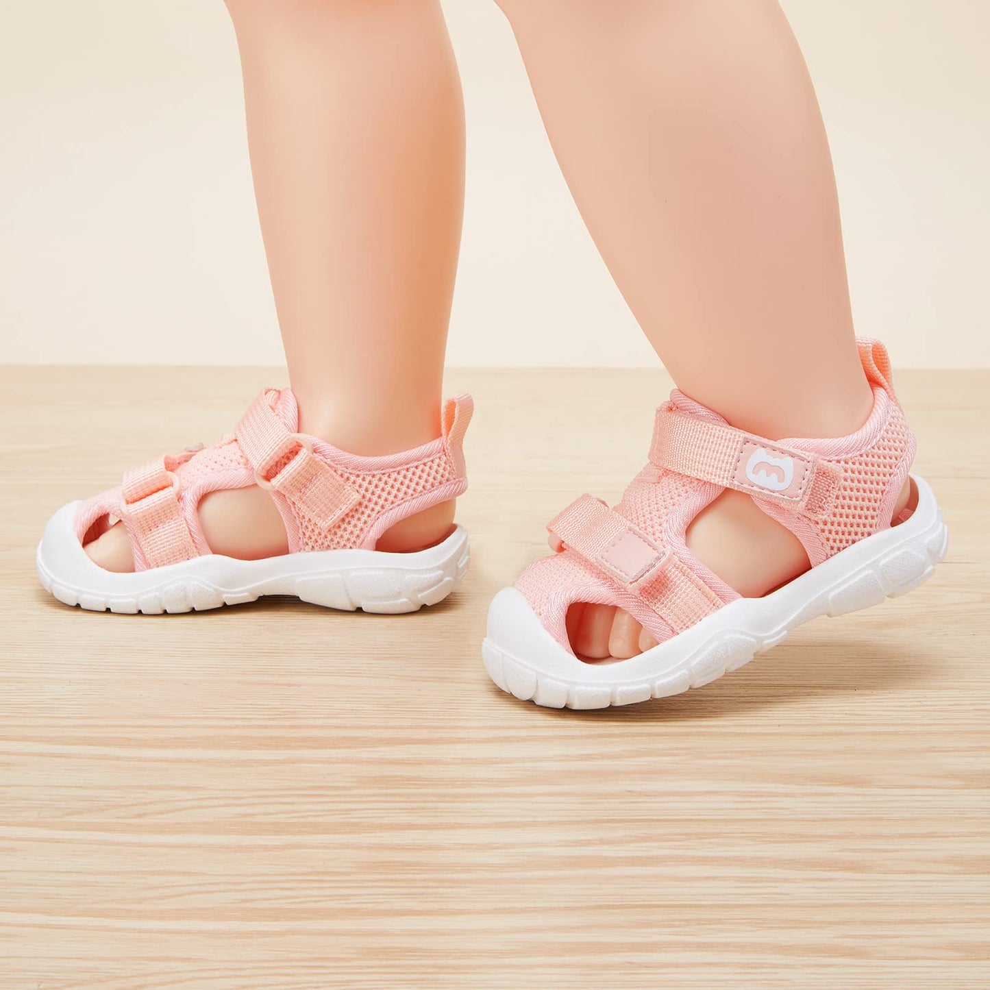 BMCiTYBM Baby Boy Girl Closed Toe Summer Sandals Lightweight Shoes Infant Non-Slip First Walking Sneakers 6 9 12 18 24 Months