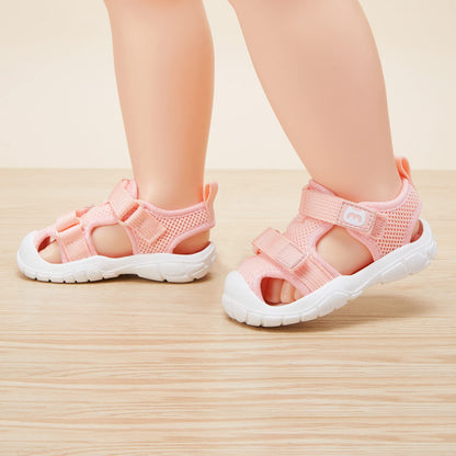 BMCiTYBM Baby Boy Girl Closed Toe Summer Sandals Lightweight Shoes Infant Non-Slip First Walking Sneakers 6 9 12 18 24 Months