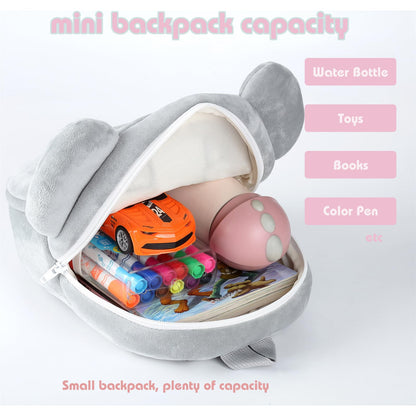 Toddler Backpack for Girls Boys School Small Backpacks Toddler Back Pack Stuffed Animal Backpack Kawaii Kids Mini School Bag Preschool Age 2-4 Unicorn