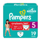 Pampers Diapers - Cruisers 360 - Size 5, 100 Count, Babyproof up to 100% Leakproof Pull-On Diaper
