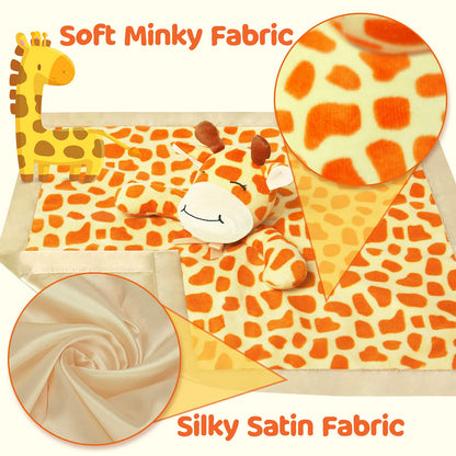 Pro Goleem Duck Security Blanket Soft Yellow Baby Lovey Unisex Lovie Baby Gifts for Newborn Toddler Snuggle Toy Stuffed Animal 16 Inch