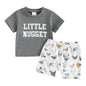 Kupretty Baby Boy Clothes Toddler Summer Outfit Short Sleeve T-Shirt Tee Tops Joggers Casual Shorts 2Pcs Clothing Set